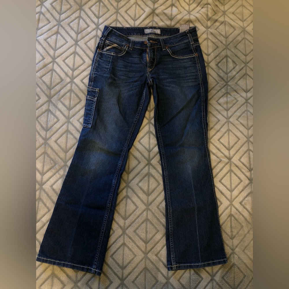 Ariat rebar mid rise bootcut jeans